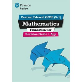 Pearson REVISE Edexcel GCSE (9-1) Maths Foundation Revision Guide + App : for home learning, 2022 and 2023 assessments and exams