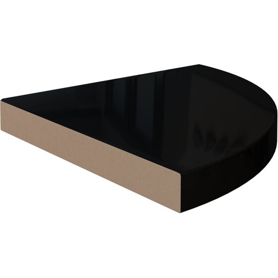 Ράφια Τοίχου VidaXL από MDF 35x35 cm 2 Τμχ - Μαύρο image 3