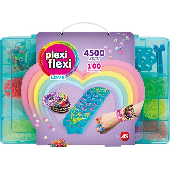 Plexi Flexi Love Μεγάλη Θήκη με 4500 Λαστιχάκια & 100 Αξεσουάρ image 6