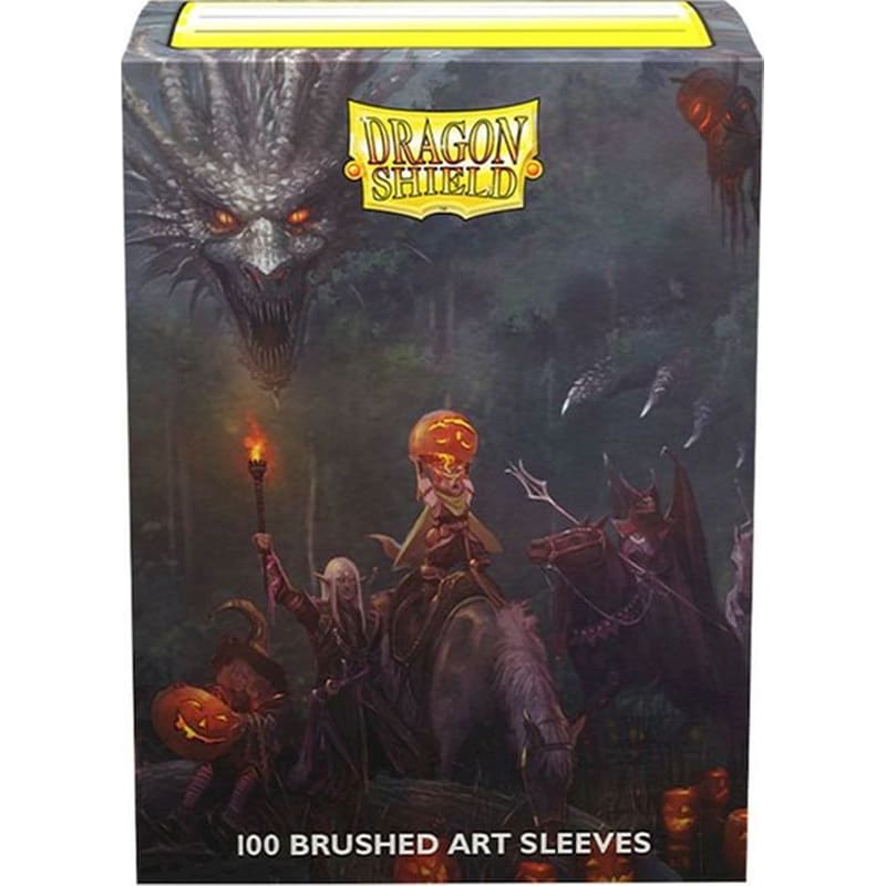 Brushed Art Halloween 2022 Dragon Shield Standard Size Sleeves (100 Sleeves)