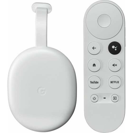 Media Player Google Chromecast GA01919-WH + Google TV 8GB 4K - Λευκό image 1