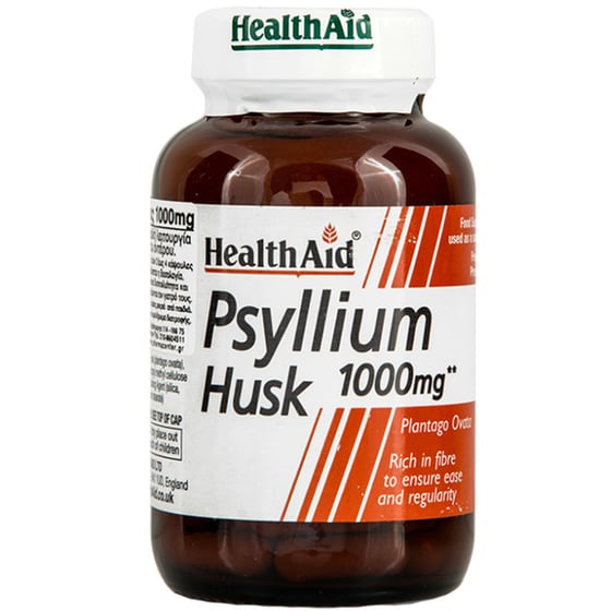 Ειδικό Συμπλήρωμα Διατροφής Health Aid Psyllium Husk 1000mg - 60 κάψουλες image 0