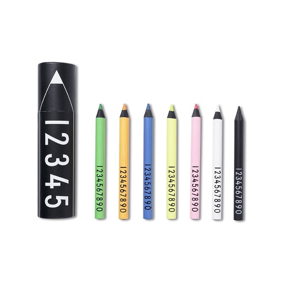 Κηρομπογιές Design Letters Νenon 0-9 (7 Τεμάχια) image 0