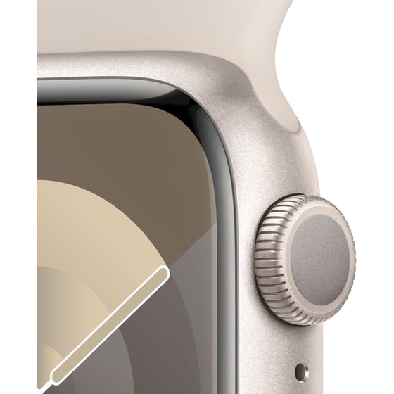 Apple Watch Series 9 Aluminium Starlight GPS 41mm - Starlight Medium/Large image 1