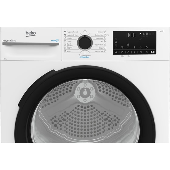 BEKO BM3T48249W 8 kg με Αντλία Θερμότητας Λευκό Στεγνωτήριο Ρούχων image 4