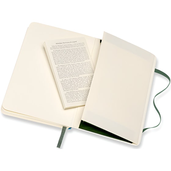 Σημειωματάριο Moleskine Plain Pocket Πράσινο (1 Τεμάχιο) image 4