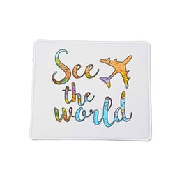 OEM Maps See The World No4  Mouse Pad Small 230 x 200 mm Με σχέδιο