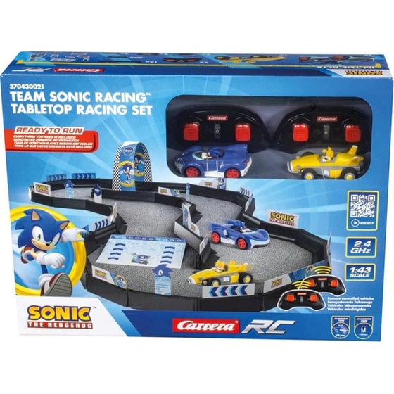 Carrera Τηλεκατευθυνόμενα με Πίστα 1:43 2.4GHz Team Sonic Racing™ Tabletop Racing Set (370430021) image 0