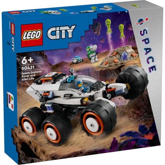 LEGO® City Space Explorer Rover and Alien Life (60431) image 0