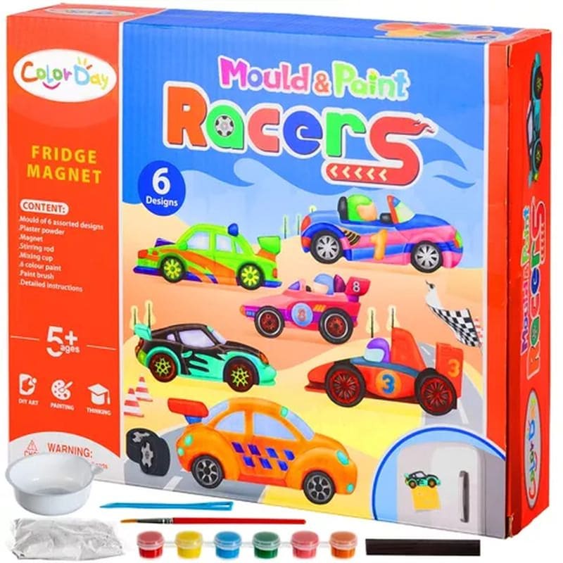 ISO TRADE Σετ Κατασκευής Μαγνητάκια - Diy Cars