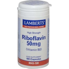 Lamberts Riboflavin (Vitamin B2) 50mg - 100 κάψουλες