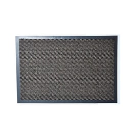 Πατάκι Εισόδου Lisa 60x40 cm - Καφέ/Μαύρο