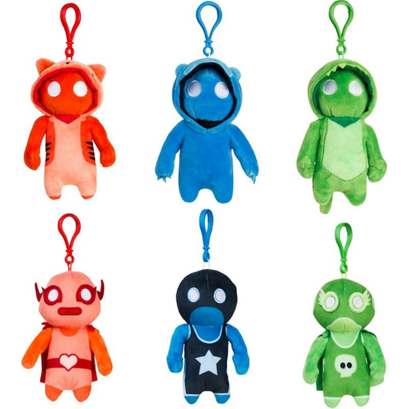 P.M.I. P.m.i. Gang Beasts Clip On Plush Characters 13cm (s1) (random) (gb7004)