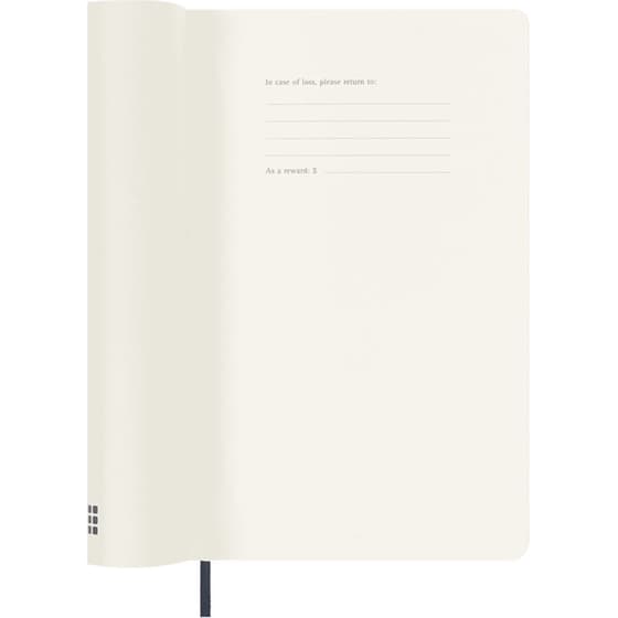 Ημερολόγιο Ημερήσιο Moleskine 2025 12M Large Blue Soft image 3