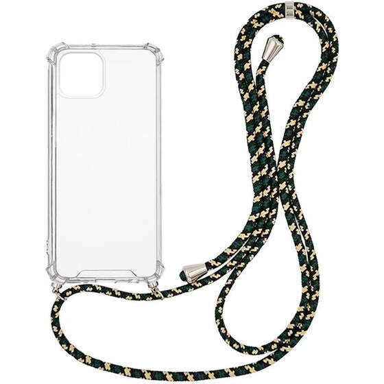 Θήκη Apple iPhone 13 - Sonique με Κορδόνι Armor Clear - Πράσινο image 0