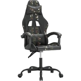 Καρέκλα Gaming VIDAXL 3143829 από Τεχνητό Δέρμα - Μαύρο