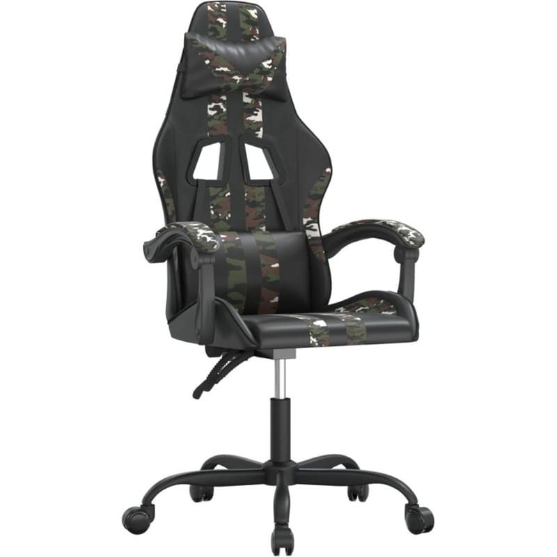 Καρέκλα Gaming VIDAXL 3143829 από Τεχνητό Δέρμα - Μαύρο