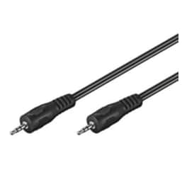 Goobay Avk 119-250 Q 2.5m Καλώδιο Ήχου 2,5 M 3.5mm Μαύρος (μαύρο)