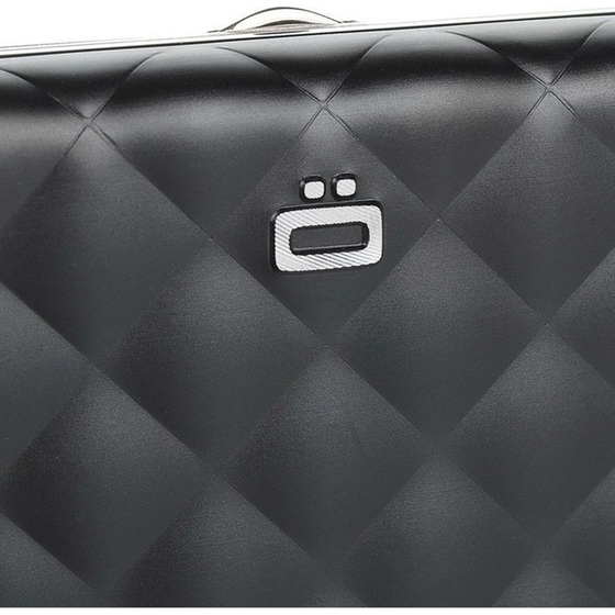 Πορτοφόλι Αλουμινίου Ogon Quilted Button Black image 4