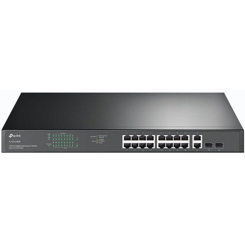 D-Link DGS-1008P Network Switch Unmanaged Gigabit Ethernet (1000 Mbps) 18-Port PoE Support