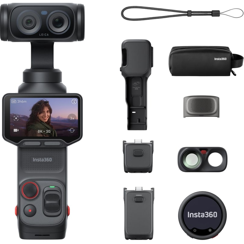 Action Camera Insta360 Luna Ultra Creator Kit - Cosmic Black