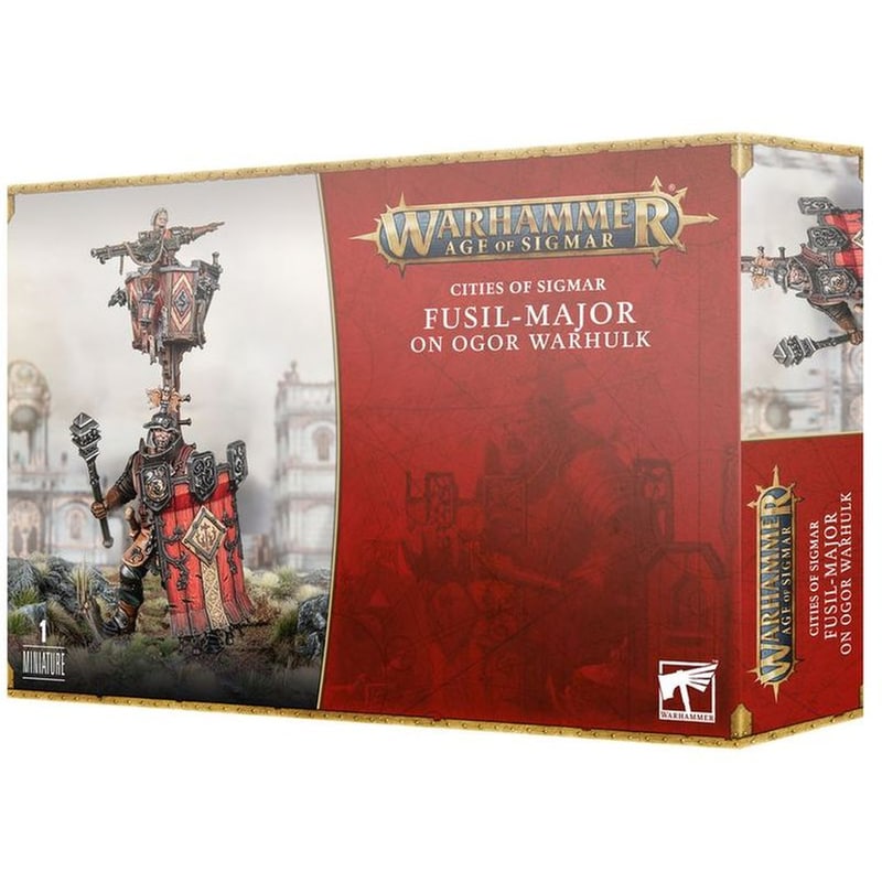Cities Of Sigmar: Fusil-major On Ogor Warhulk Warhammer: Age of Sigmar GAMES WORKSHOP