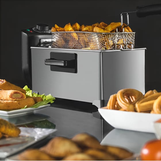 CECOTEC CleanFry Infinity 3000 CEC-03071 με Αποσπώμενο Κάδο 2400 W 3 L Ασημί Φριτέζα Λαδιού image 2