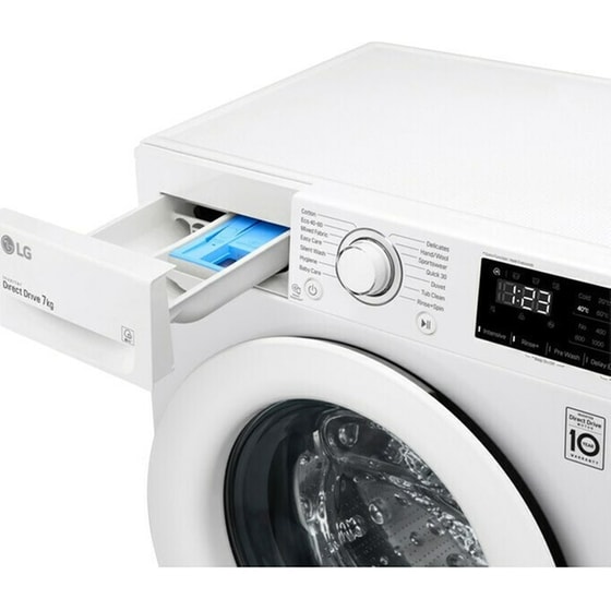 LG F2WV3S7N3E Slim 7 kg 1.200 Στροφές Λευκό Πλυντήριο Ρούχων image 4