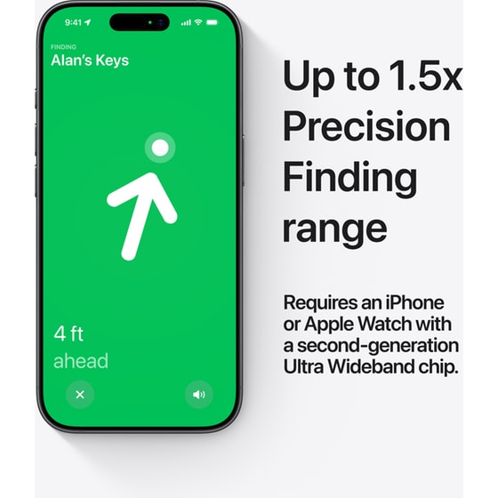Apple AirTag (2nd generation) - White - 1 Pack image 3