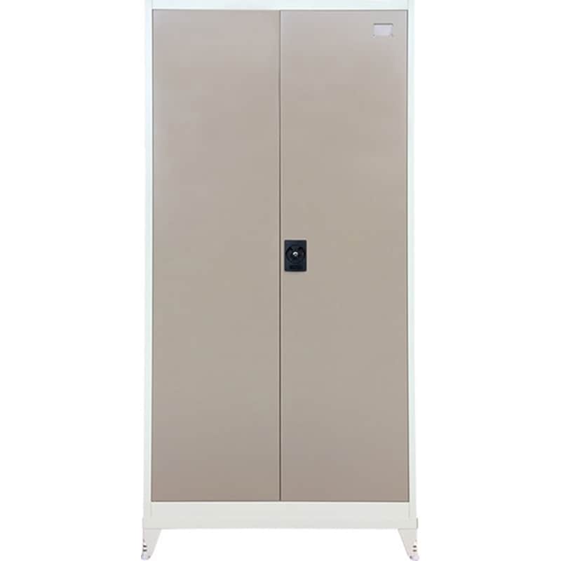 Ντουλάπα Steelen Δίφυλλη Μεταλλική 90x45x191cm - Καφέ/Μπεζ