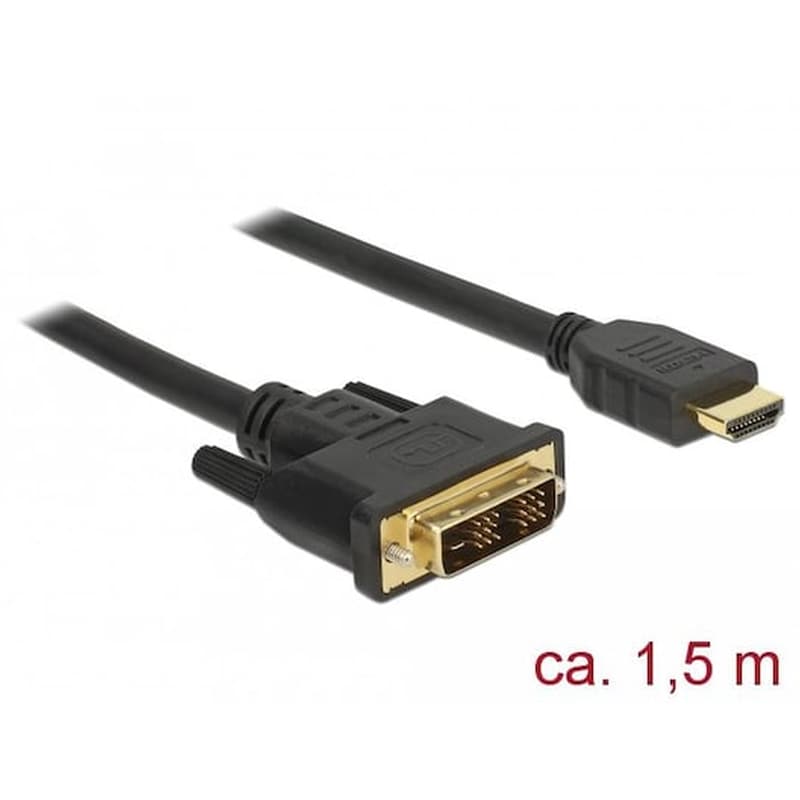 DELOCK Delock 85583 Video Cable 1.5 M Dvi-d Hdmi Type A (standard) Black