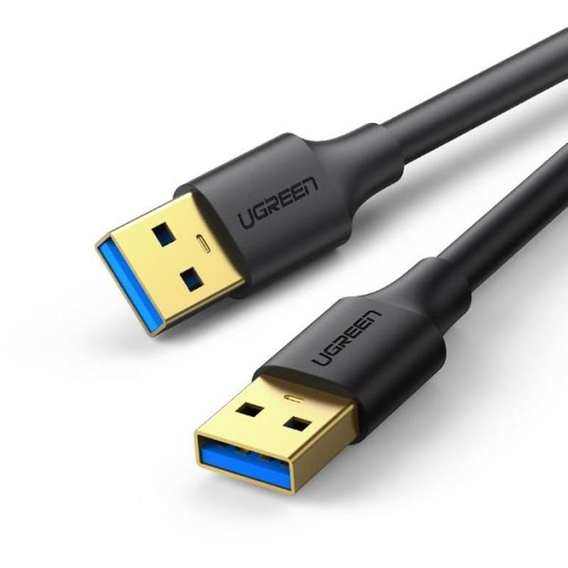 UGREEN Ugreen USB 30 Cable USB-A Male - USB-A Male 1m (10370) - Μαύρο