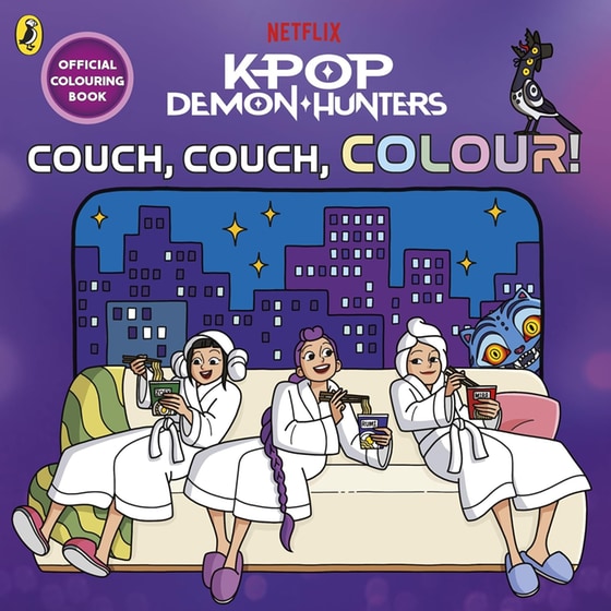 KPop Demon Hunters: Couch, Couch, Colour!: Official Colouring Book image 0