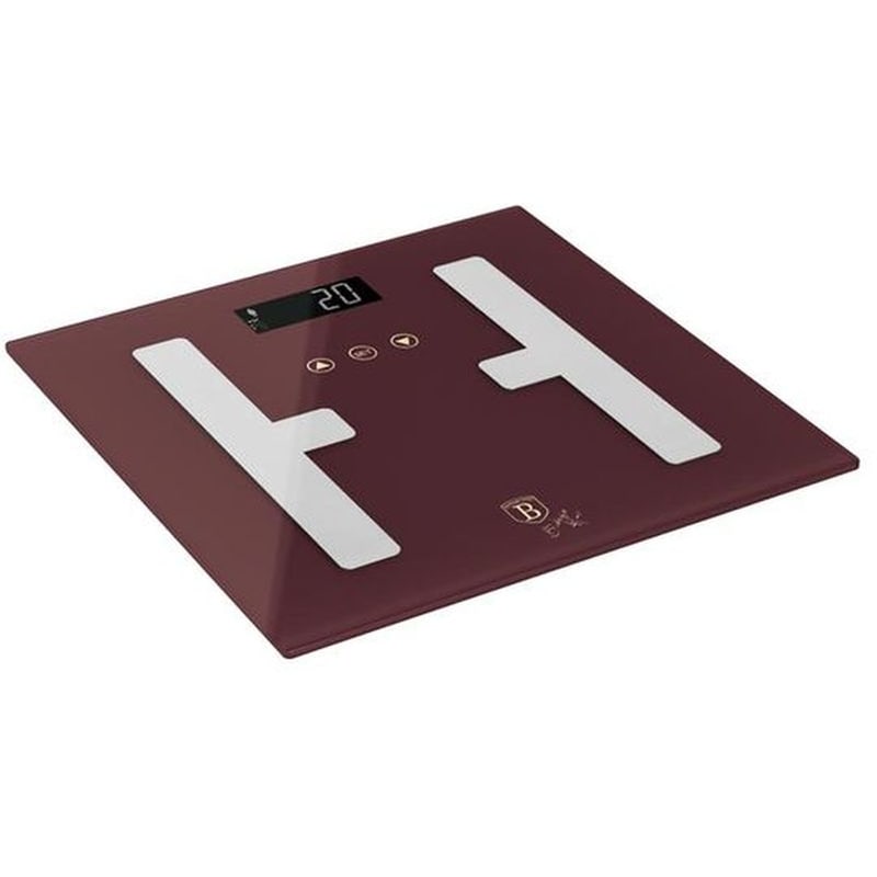 BERLINGER HAUS BERLINGER HAUS Ηλεκτρονική Ζυγαριά με Λιπομέτρηση BH-9756 Μπορντό