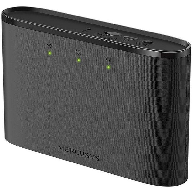 MERCUSYS Mercusys MT110 V1 Mobile Router 4G Wi-Fi 4 Single Band (2.4GHz) - Μαύρο