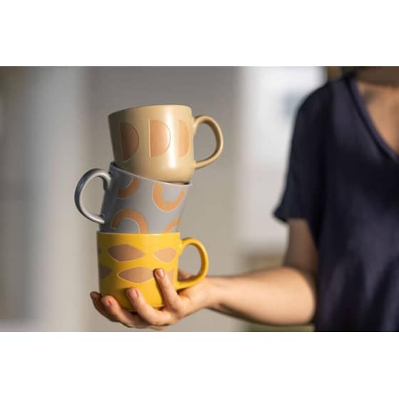 Κούπα Tranquillo Πήλινη 400 ml - Κίτρινη image 3