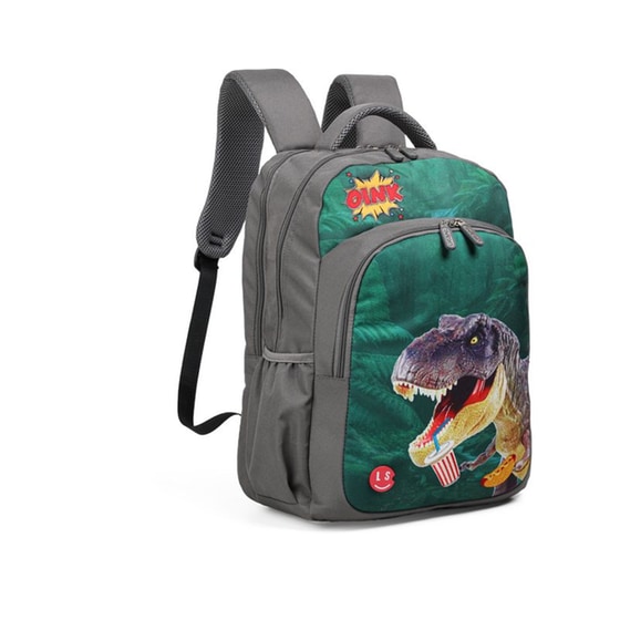 Τσάντα Πλάτης Lycsac Large Dinosaur Γκρι image 0