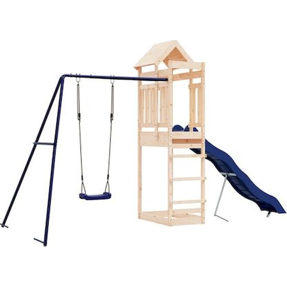 VidaXL Παιδική Χαρά Εξωτερικού Χώρου από Μασίφ Ξύλο Πεύκου image 0