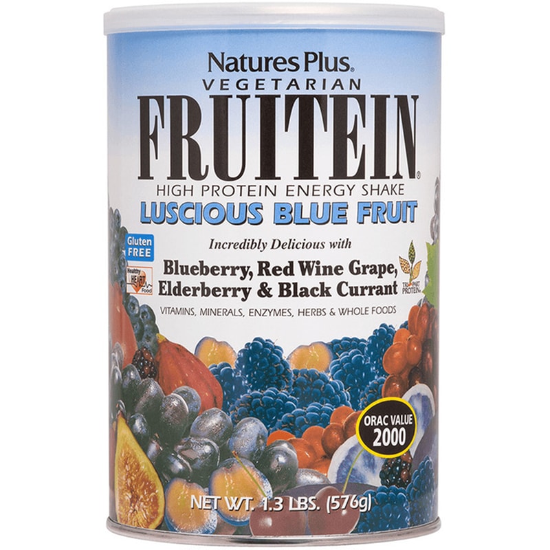 Πρωτεΐνη Natures Plus Fruitein Luscious Blue Fruit - 576gr φωτογραφία