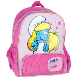Τσάντα Πλάτης Gim Mini Smurfita 2 Θηκών