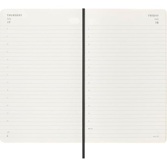 Ημερολόγιο Ημερήσιο Moleskine 2025-2026 18Μ Moleskine Large Black Soft image 4