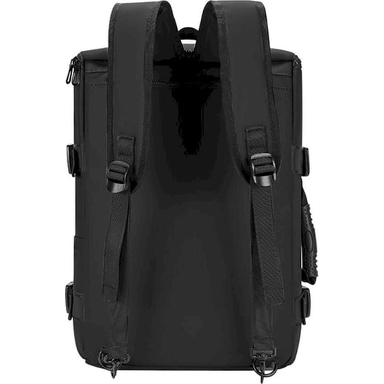 Τσάντα Πλάτης/ Ώμου Amber με Θήκη Laptop 15.6'' AΜ2013 21 lt - Μαύρο image 3