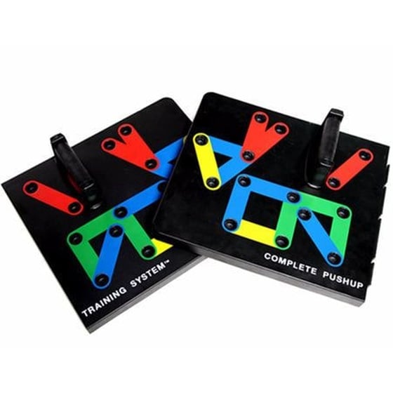 Αναδιπλούμενη Σανίδα Push Ups Διαφορετικών Λαβών Complete Push Up Training System image 3