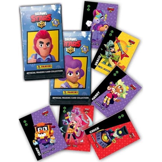 Panini Κάρτες Brawl Stars - 1 Φακελάκι (6 Κάρτες) (PA.KA.BS.225) image 1