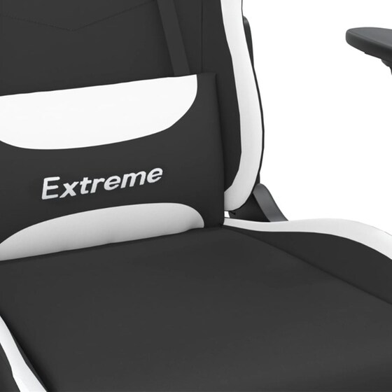 Καρέκλα Gaming VIDAXL 3143730 με Υποπόδιο - Μαύρο image 6