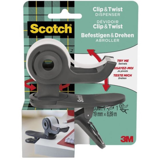 Βάση Ταινίας 3Μ Scotch® Clip & Twist C19 19 mm image 0