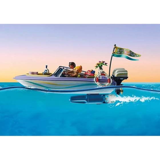 PLAYMOBIL® City Life Ταξίδι Του Μέλιτος με Σκάφος (71366) image 1