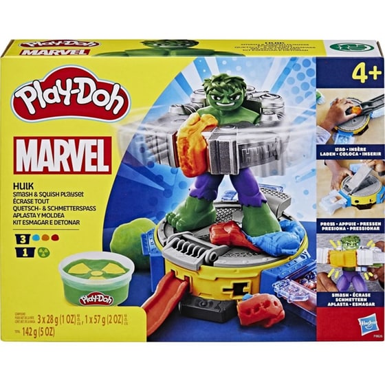 Hasbro Play-Doh Marvel Hulk Smash and Squish (F9826) image 0