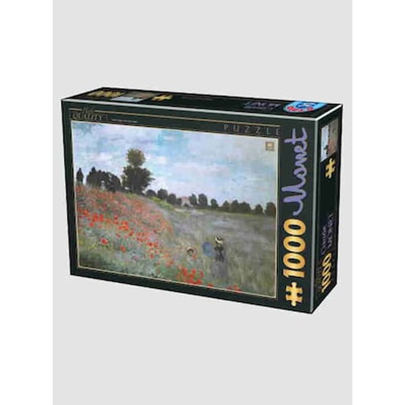 Παζλ Claude Monet: Παπαρούνες D-Toys (1000 Κομμάτια)