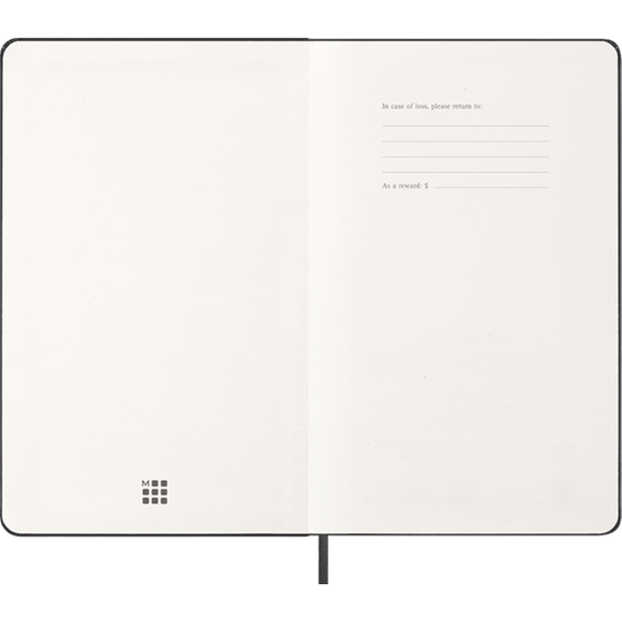 Ημερολόγιο Εβδομαδιαίο 2027 Moleskine 12M L Hardcover Μαύρο image 2